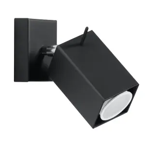 Merida Steel Black 1 Light Classic Wall Light