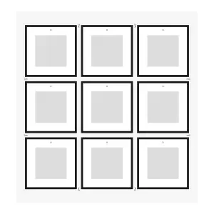 nielsen 9 Piece Picture Frame Set for Gallery Wall - Black