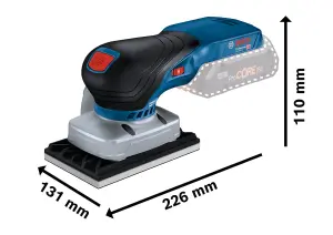 BOSCH GSS 18 V-13 N 18v Multi sander