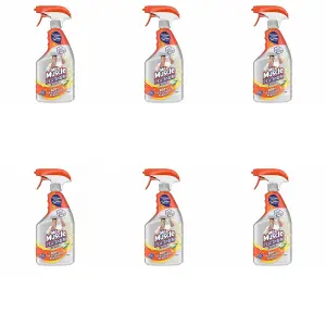 Mr Muscle Kitchen Cleaner Citrus Platinum Antibacterial Kitchen Spray, 750ml (Pack of 6)