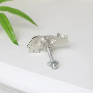 Melody Maison Silver Rhino Drawer Knob