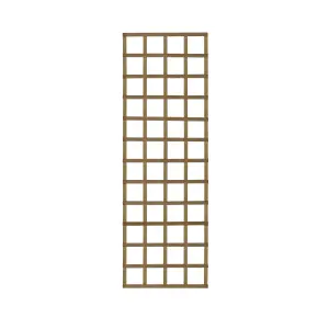 Forest Garden 6ft Square European softwood Trellis panel (W)61cm x (H)183cm