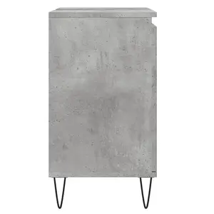 Berkfield Bathroom Cabinet Concrete Grey 58x33x60 cm Engineered Wood