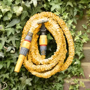 Hozelock Superhoze Yellow Expandable Hose pipe (L)15m