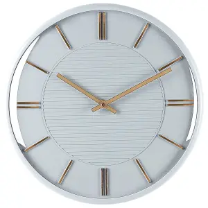 Beliani Traditional Wall Clock DAROCA Grey