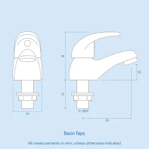 Nes Home Studio Traditional Basin and Bath Filler Taps Chrome