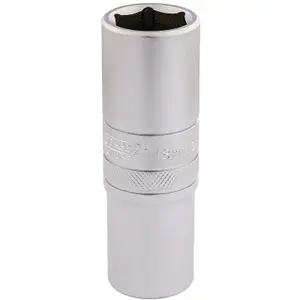 Draper 1/2" Square Drive 6 Point Metric Deep Socket 18mm 16650