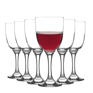 Argon Tableware - Campana Red Wine Glasses - 365ml - Pack of 6 - Clear