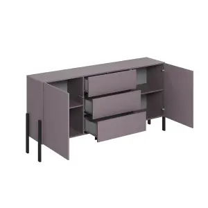 Chic Yukon 26 Sideboard Cabinet 1840mm in Plum - Stylish Storage Solution H900mm D400mm