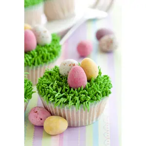 Easter Cupcakes - Wrapped Canvas Print 91cm H x 61cm W x 3.8cm D