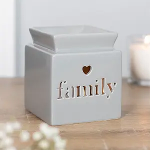 Grey Family Cut Out Oil Burner