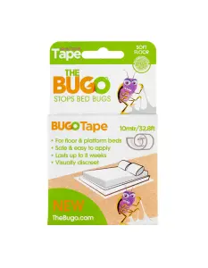 2 x Bugo Tape Soft Floor Bed Bug Detector 10m Roll