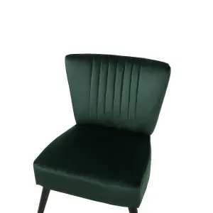 Armchair VAASA Velvet Emerald Green