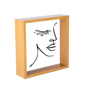 Nicola Spring - 3D Deep Box Photo Frame - 8 x 8"