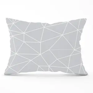 Geometric Triangle Pattern Cushions 33cm x 48cm