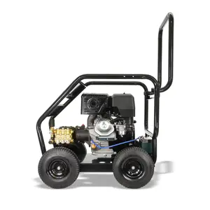 TORRENT3RGB Industrial 15HP Gearbox Driven Petrol Pressure Washer - 4000psi, 275Bar, 15L/min (Electric Key Start)