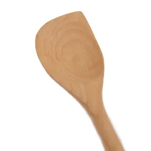 Argon Tableware Wooden Scraper Spoons - 30cm - Pack of 6