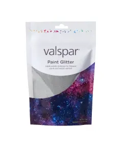 Valspar Silver effect Paint Glitter Packet, 70g