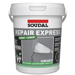 Soudal Repair Mortar Cement Ready Mix Brick Pointing Filler Grey 900ml 6875 (152305) (Pack of 12)