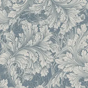 Rossetti Leaves Wallpaper Blue World of Wallpaper 203908