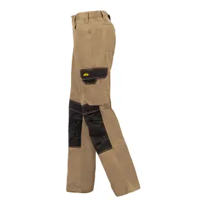 Site Coppell Tan/Black Men's Multi-pocket trousers, W38" L32"