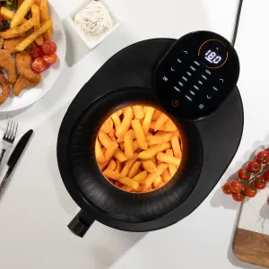 Daewoo Cyclonic Air Fryer 5L 1500W With Glass Viewing Window SDA2675GE