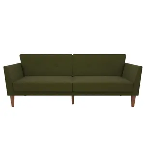 Novogratz Regal sofa bed in green fabric