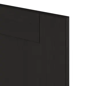 GoodHome Verbena Matt charcoal Shaker Tall appliance Cabinet door (W)600mm (H)723mm (T)20mm