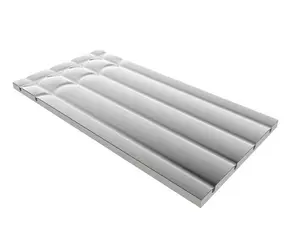 Water Underfloor Heating EPS 400 Grooved Insulation Boards With Aluminium 1200x60x20mm Floor Area 15m2