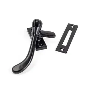 Handmade Peardrop Fastener Door Accessory Black