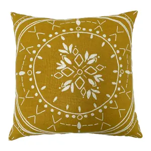 furn. Mandala Embroidered Feather Filled Cushion