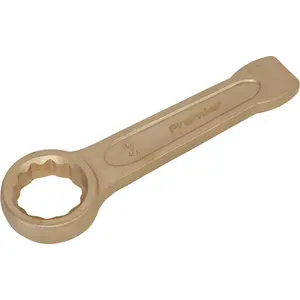 36mm Non-Sparking Ring End Slogging Spanner with Short Profile for Heavy-Duty Use