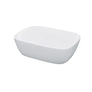 Nes Home Leven Cloakroom Rectangle Stand Alone Counter Top Basin Sink Bowl