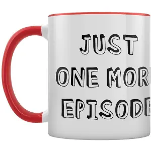 Grindstore Just One More Episode Inner Two Tone Mug White/Red/Black (One Size)