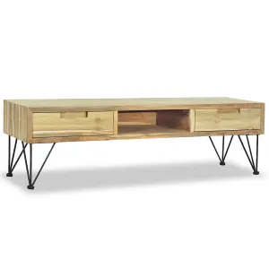 Berkfield TV Cabinet 120x35x35 cm Solid Teak