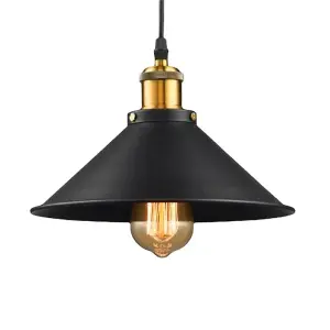 Black Metal Pendant Light 3 Light Chandelier for Kitchen Island, Dining, Living Room