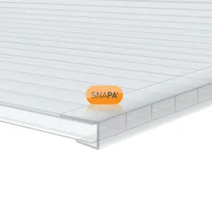 SNAPA AG212 Clear 10mm Capping strip (W)15mm