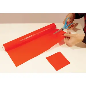 Red Anti Slip Silicone Roll - 100 x 40cm - Cut to Size - Diswasher Safe