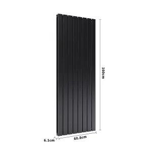 Vertical Designer Double Panel Radiator W 608 mm x  H 1600 mm