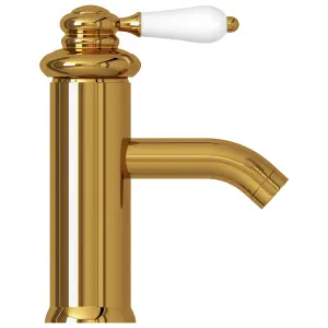 Bathroom Basin Faucet Gold 130x180 mm