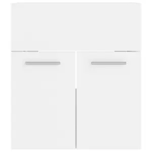 Berkfield Sink Cabinet White 41x38.5x46 cm Engineered Wood