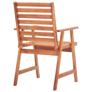 Berkfield Outdoor Dining Chairs 3 pcs Solid Acacia Wood