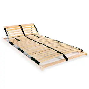 Berkfield Slatted Bed Base with 28 Slats 7 Zones 70x200 cm