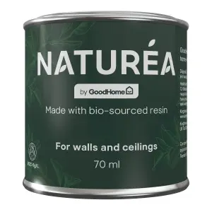 GoodHome Naturéa Old Moss Velvet matt Wall paint, 70ml