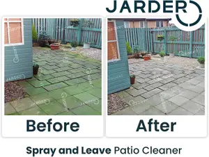 5 Litres Spray & Leave Ready to Use Patio Cleaner - Removes Moss, Green Mould and Algae. No Mixing Required - 40sqm Coverage