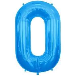 Folat 0 Foil Balloon Blue (One Size)