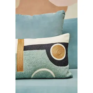 Bosie Ozella Abstract Rectangular Cushion