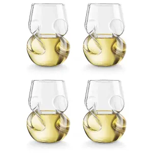 Original Products Final Touch Conundrum White Wine Glasses 266ml Set of 4 Clear