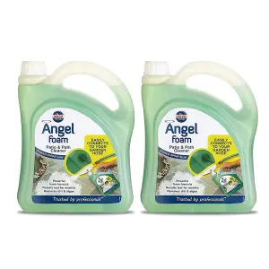 Nilco Angel Foam - Patio & Path Cleaner 4L Ready To Use Dirt Algae Remover 2x 2L