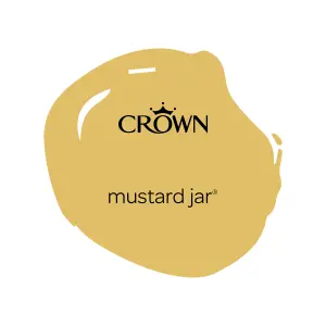 Crown Breatheasy Mustard jar Matt Emulsion paint, 40ml